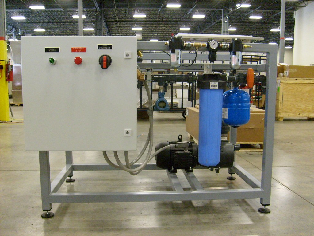 Pump + filtration skid project photo